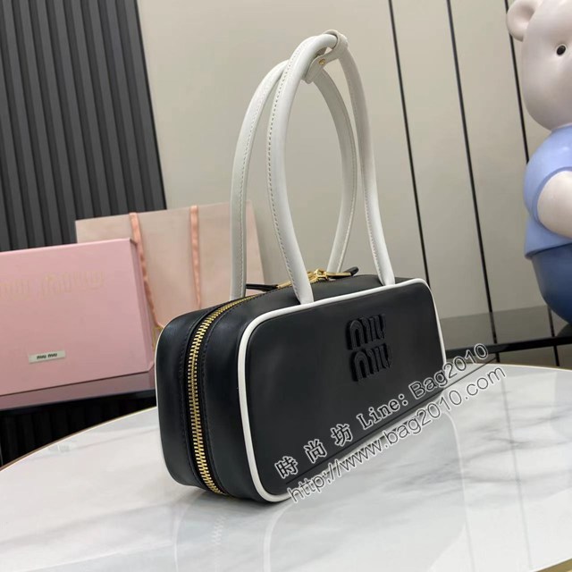 MIU MIU專櫃繆繆最新款Beau手袋25ss單肩包 jh2871型號：5BB173